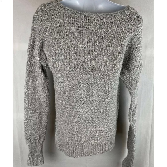 Abercrombie and Fitch Womens Grey Pulllover Long Sleeved Sweater Size M - Picture 2 of 3